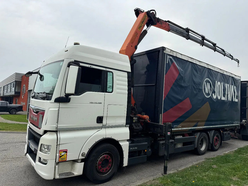 MAN TGX 26.480 6X2 - EURO 6 + PALFINGER PK20002 + REMOTE + LIFTING AXLE - Камион со кран: слика 1 MAN TGX 26.480 6X2 - EURO 6 + PALFINGER PK20002 + REMOTE + LIFTING AXLE - Камион со кран: слика 1