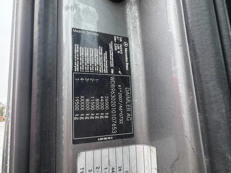 Камион со церада, Камион со кран Mercedes-Benz Actros 2645 PALFINGER PK 19 + REMOTE CONTROL + ROYEN HANGER COMPLETE 2017!: слика 17 Камион со церада, Камион со кран Mercedes-Benz Actros 2645 PALFINGER PK 19 + REMOTE CONTROL + ROYEN HANGER COMPLETE 2017!: слика 17