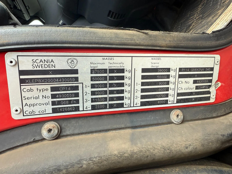 Камион со кабелски систем Scania P114-340 8X2: слика 19