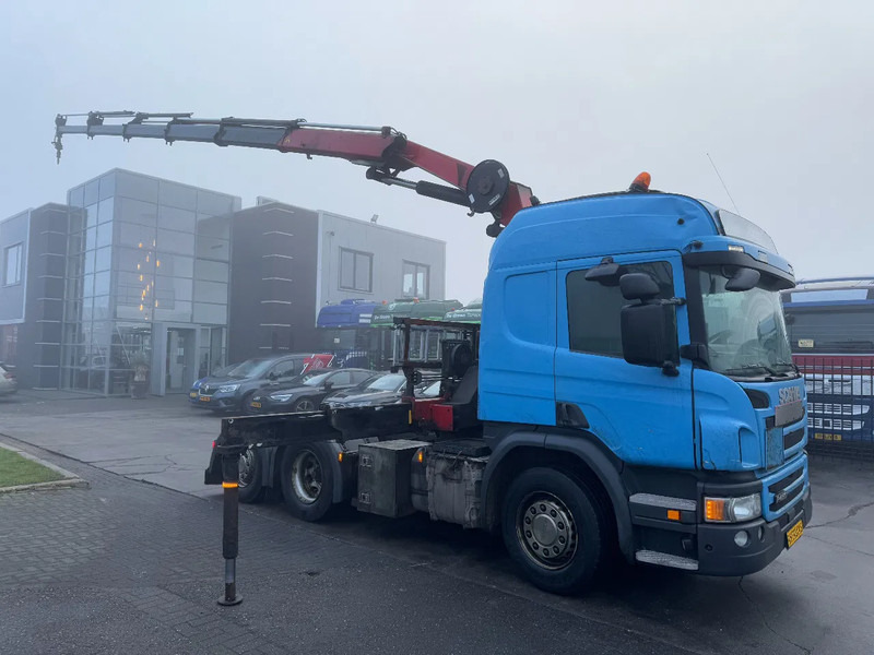 Scania P450 6X2 - EURO 6 + HMF 2620-K5 + REMOTE + LIFT AXLE - Камион со кран: слика 2 Scania P450 6X2 - EURO 6 + HMF 2620-K5 + REMOTE + LIFT AXLE - Камион со кран: слика 2