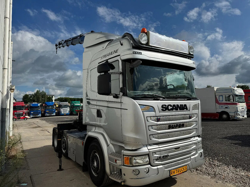 Scania R450 6X2 HMF 2120 K5 + REMOTE CONTROL - Камион со кран: слика 2 Scania R450 6X2 HMF 2120 K5 + REMOTE CONTROL - Камион со кран: слика 2