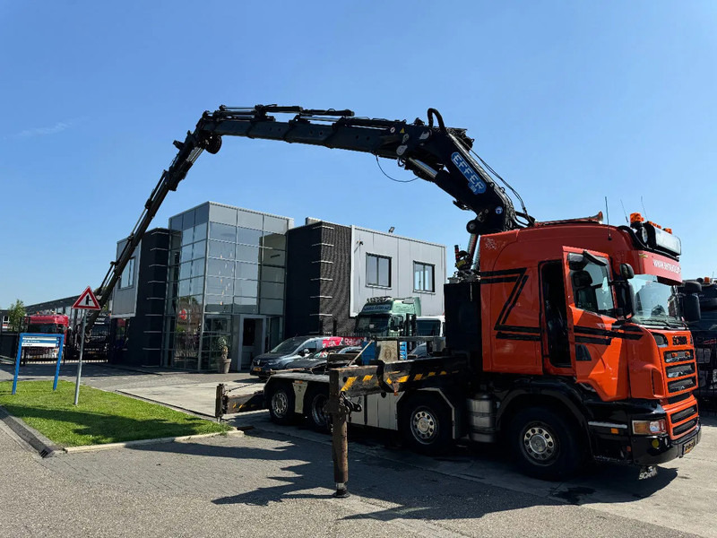 Scania R560 V8 8X2 + EFFER CRANE 1550 6S + FLYJIP 6XHYDR + REMOTE + WINCH - Камион со кран: слика 4 Scania R560 V8 8X2 + EFFER CRANE 1550 6S + FLYJIP 6XHYDR + REMOTE + WINCH - Камион со кран: слика 4