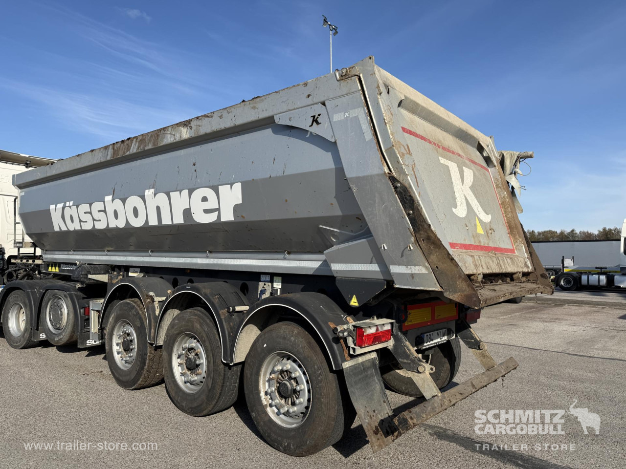 KAESSBOHRER Tipper Steel half pipe body 27m³ - Кипер полуприколка: слика 1 KAESSBOHRER Tipper Steel half pipe body 27m³ - Кипер полуприколка: слика 1