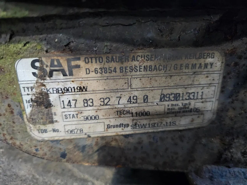 SAF SKRB9019W - Оска и делови за Камион: слика 5 SAF SKRB9019W - Оска и делови за Камион: слика 5