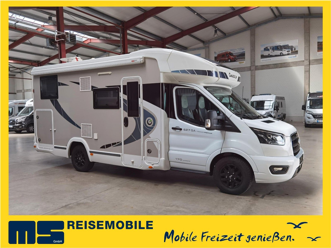 Chausson 627 GA TITANIUM -PREMIUM /EINZELBETTEN & HUBBETT - Полуинтегриран кампер: слика 1 Chausson 627 GA TITANIUM -PREMIUM /EINZELBETTEN & HUBBETT - Полуинтегриран кампер: слика 1
