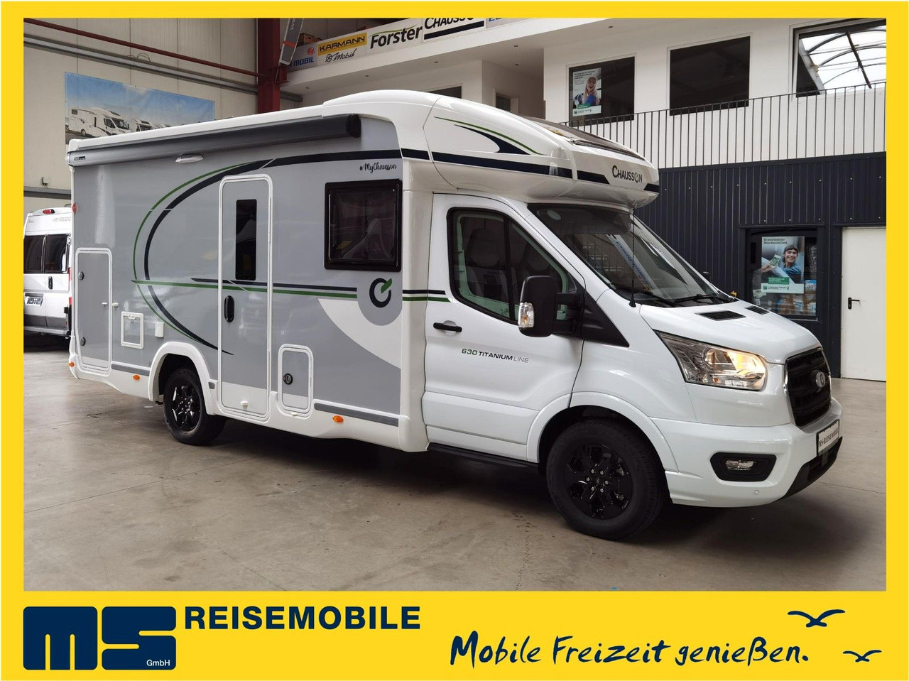 Chausson 630 TITANIUM / - 2026 - / EINZEL.- HUBBETTEN - Полуинтегриран кампер: слика 1 Chausson 630 TITANIUM / - 2026 - / EINZEL.- HUBBETTEN - Полуинтегриран кампер: слика 1