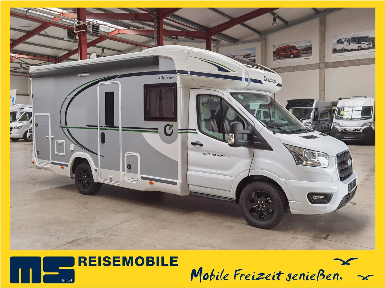 Chausson 630 TITANIUM / - 2026 - / EINZEL. - HUBBETTEN - Полуинтегриран кампер: слика 1 Chausson 630 TITANIUM / - 2026 - / EINZEL. - HUBBETTEN - Полуинтегриран кампер: слика 1