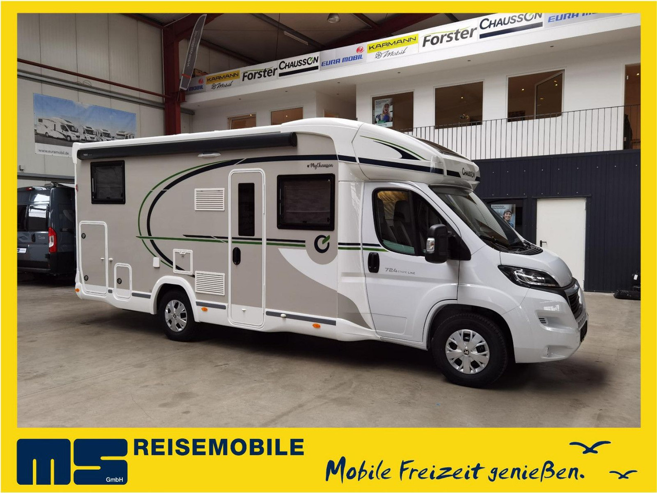 Chausson 724 ETAPE - LINE /140PS /ZUBEHÖR & CONNECT PAKET - Полуинтегриран кампер: слика 1 Chausson 724 ETAPE - LINE /140PS /ZUBEHÖR & CONNECT PAKET - Полуинтегриран кампер: слика 1
