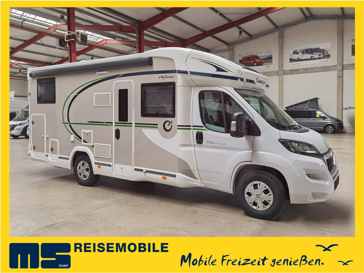 Chausson 724 ETAPE - LINE / 140PS /ZUBHÖR & CONNECT-PAKET - Полуинтегриран кампер: слика 1 Chausson 724 ETAPE - LINE / 140PS /ZUBHÖR & CONNECT-PAKET - Полуинтегриран кампер: слика 1