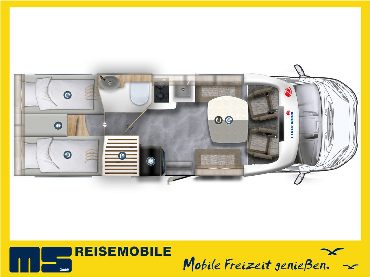 Eura Mobil PROFILA T 720 EF /MOD. 2026/ 180PS-8G.AUTOMATIK - Полуинтегриран кампер: слика 1 Eura Mobil PROFILA T 720 EF /MOD. 2026/ 180PS-8G.AUTOMATIK - Полуинтегриран кампер: слика 1