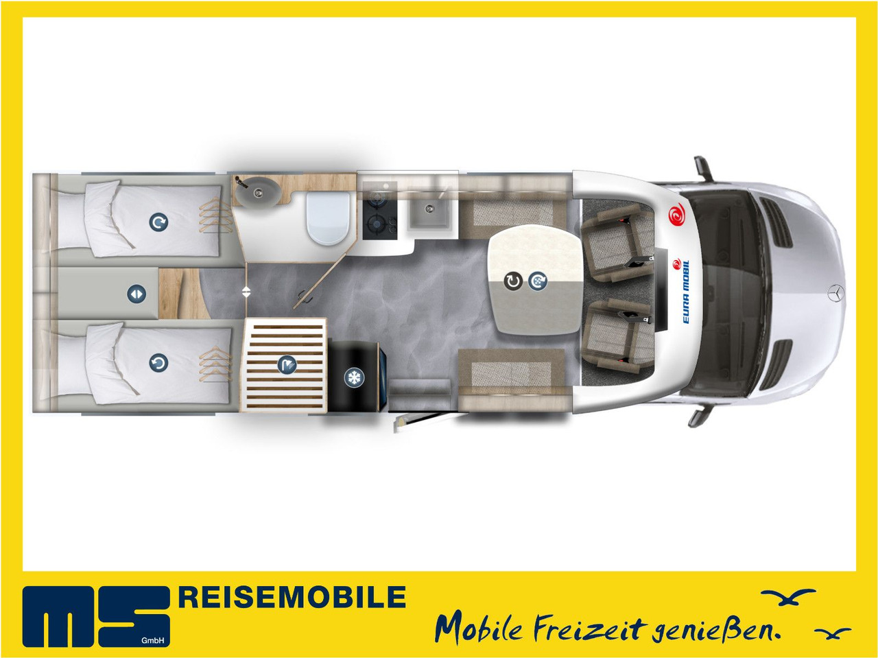 Eura Mobil PROFILA T 726 EF FREESTYLE -SONDERMODELL 2026 - Полуинтегриран кампер: слика 2 Eura Mobil PROFILA T 726 EF FREESTYLE -SONDERMODELL 2026 - Полуинтегриран кампер: слика 2