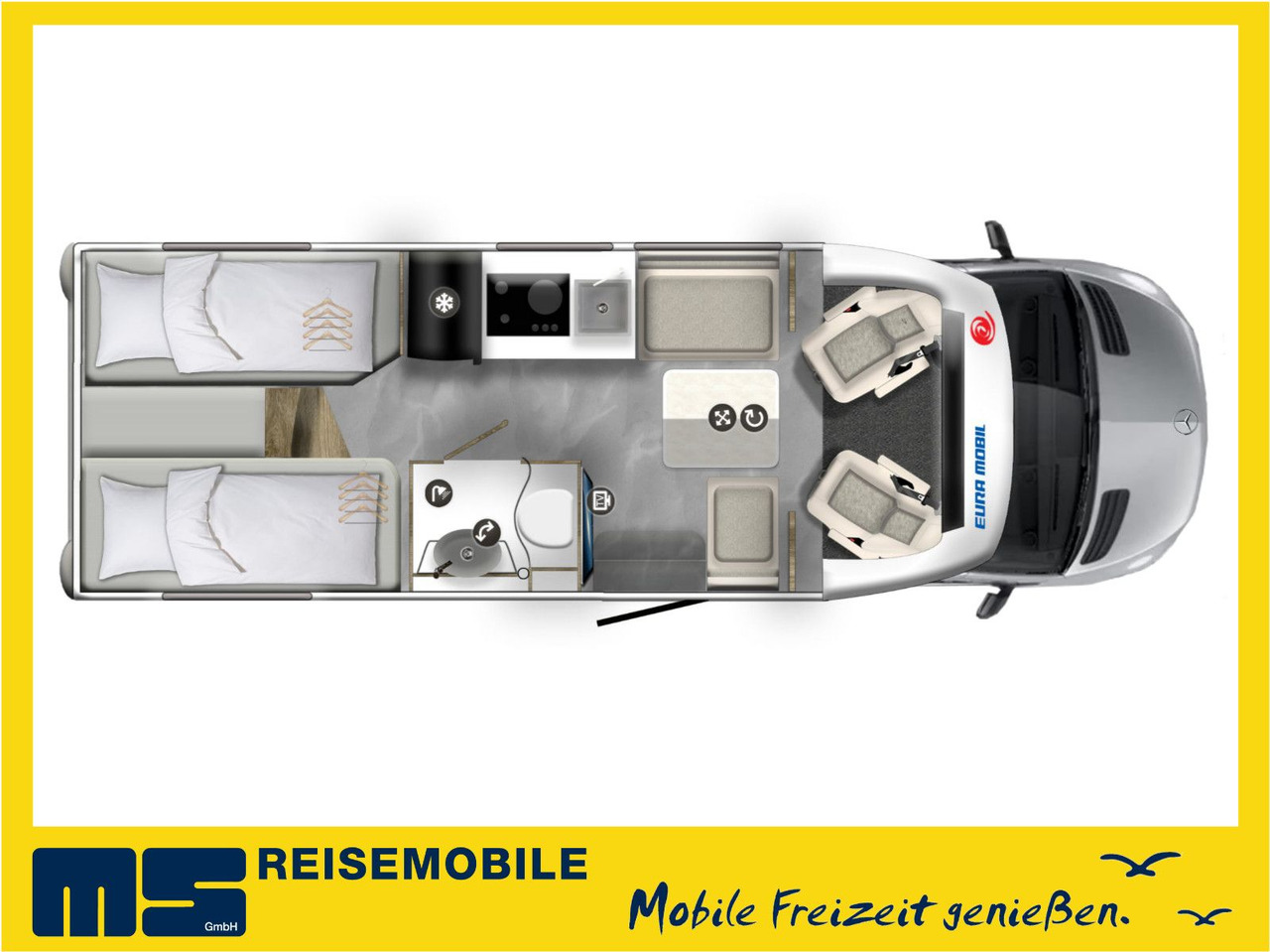Eura Mobil XTURA 686 EF / MODELL 2026 /4x4 /TOP-AUSSTATTUNG - Полуинтегриран кампер: слика 2 Eura Mobil XTURA 686 EF / MODELL 2026 /4x4 /TOP-AUSSTATTUNG - Полуинтегриран кампер: слика 2