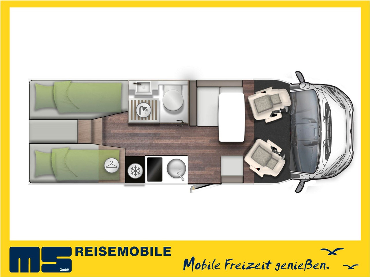 Forster T 699 EB / -MODELL 2025-/ EINZELBETTEN & HUBBETT - Полуинтегриран кампер: слика 2 Forster T 699 EB / -MODELL 2025-/ EINZELBETTEN & HUBBETT - Полуинтегриран кампер: слика 2