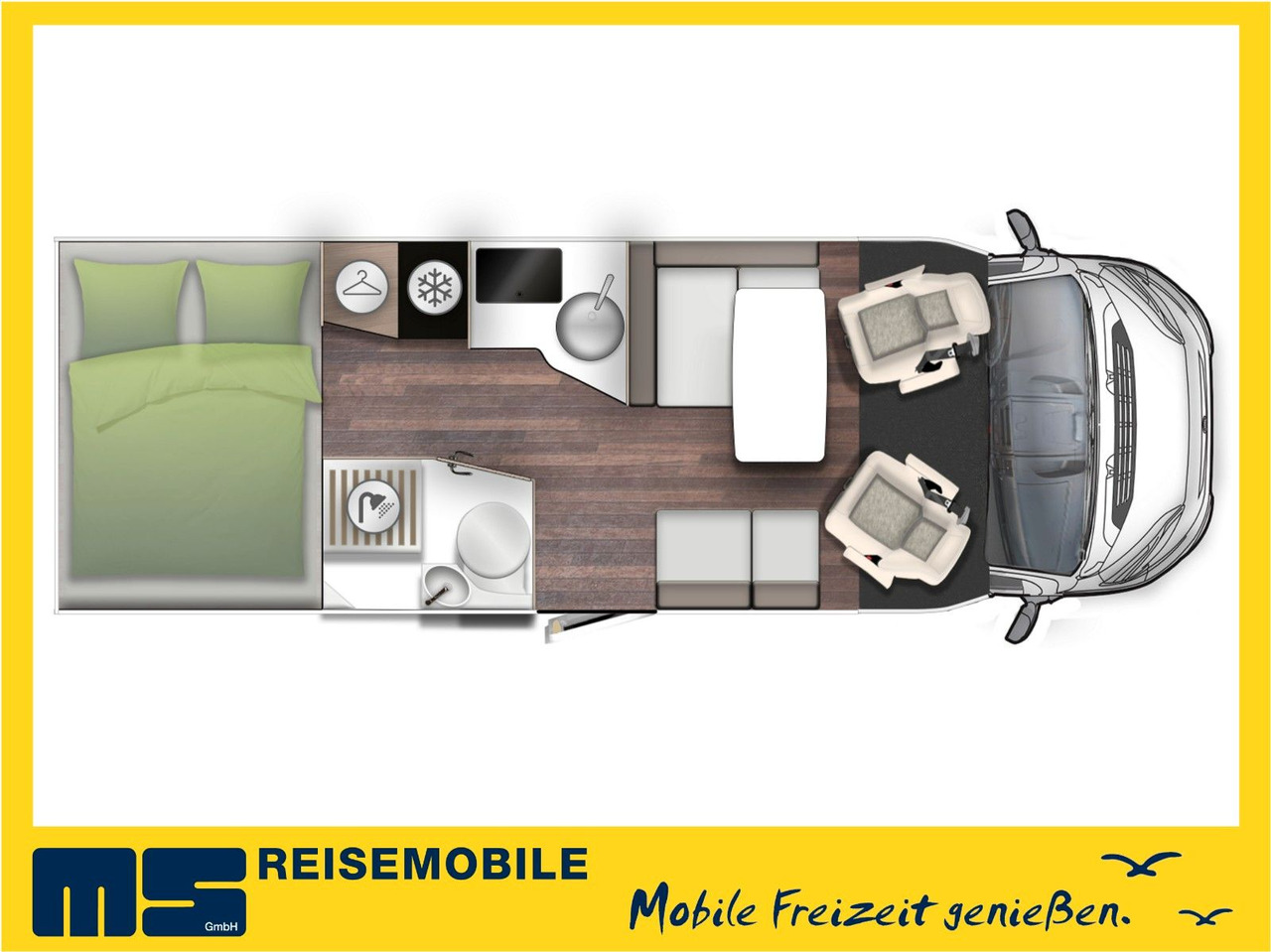 Forster T 699 HB / 140PS / HUBBETT & HECKBETT - Полуинтегриран кампер: слика 2 Forster T 699 HB / 140PS / HUBBETT & HECKBETT - Полуинтегриран кампер: слика 2