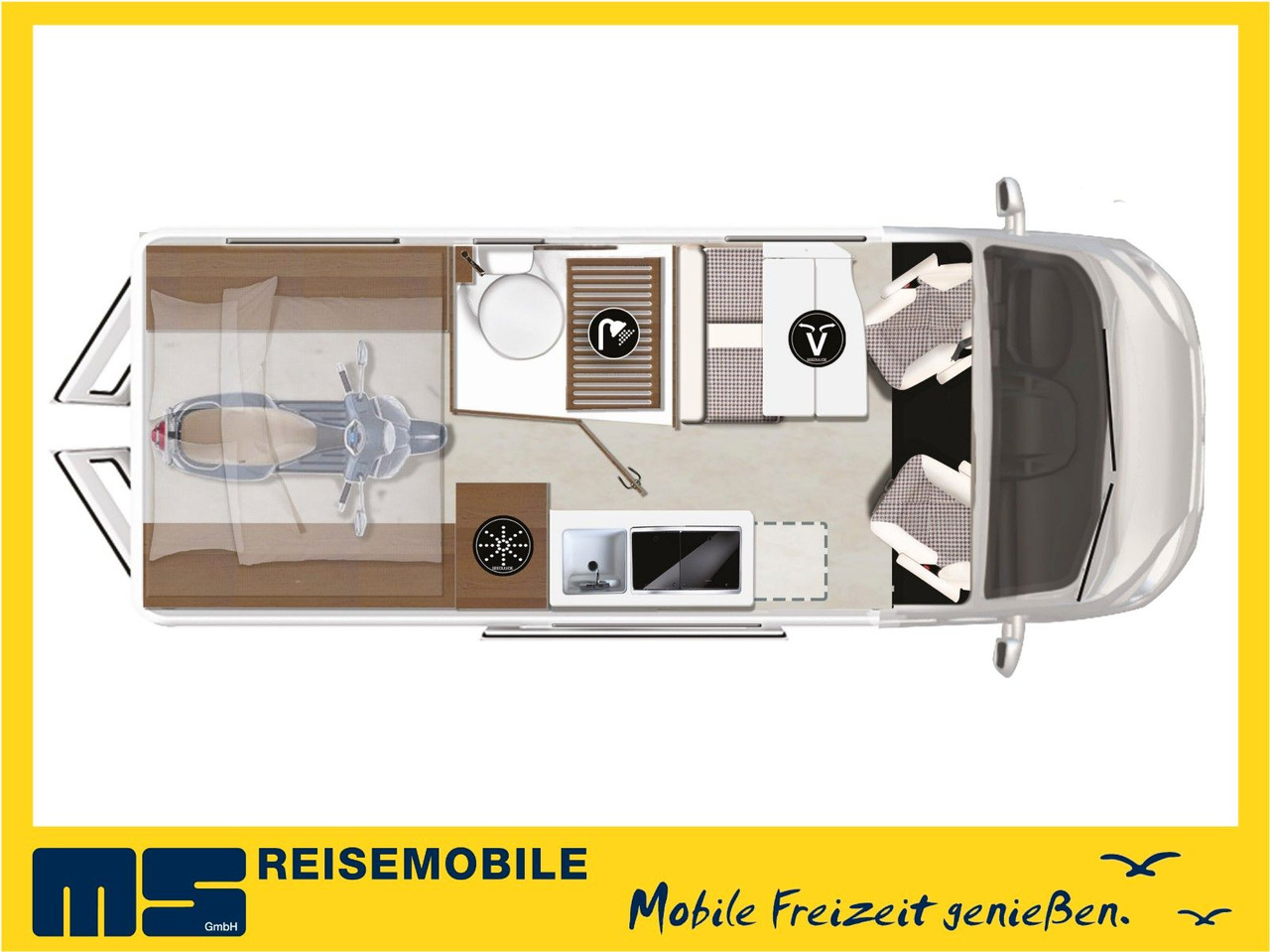 Karmann DAVIS 630 LIFESTYLE /- 2026- / XXL-HUBBETT-BIKE. - Кампер комбе: слика 2 Karmann DAVIS 630 LIFESTYLE /- 2026- / XXL-HUBBETT-BIKE. - Кампер комбе: слика 2
