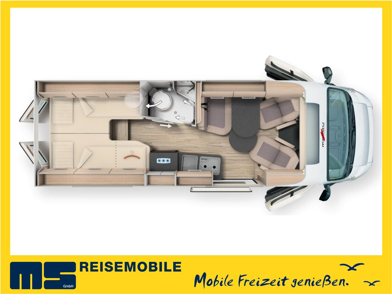 Malibu VAN COMFORT GT- 640 LE / NAVIGATION & KEYLESS - Кампер комбе: слика 2 Malibu VAN COMFORT GT- 640 LE / NAVIGATION & KEYLESS - Кампер комбе: слика 2