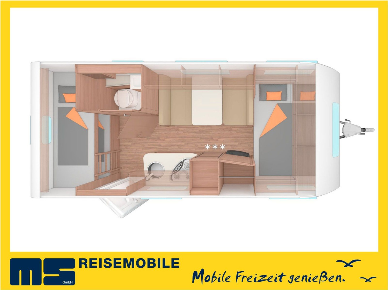 Weinsberg CARAONE 480 QDK /- 2026-/ ADVANCED & SMART PAKET - Камп приколка: слика 2 Weinsberg CARAONE 480 QDK /- 2026-/ ADVANCED & SMART PAKET - Камп приколка: слика 2