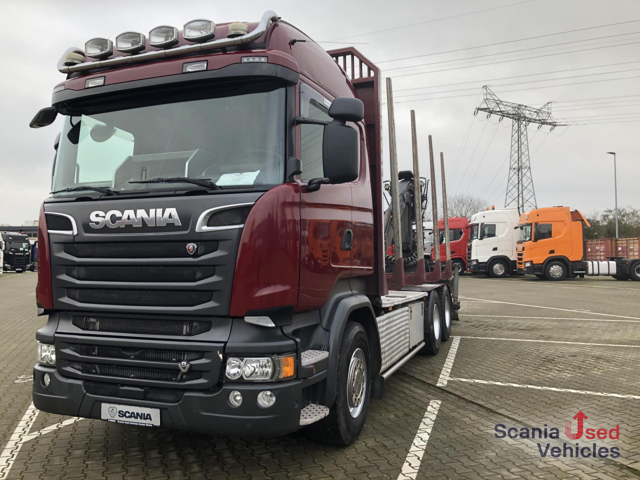 Камион за дрва SCANIA R 580 LB6x4HNB V8 Epsilon M120L83: слика 8