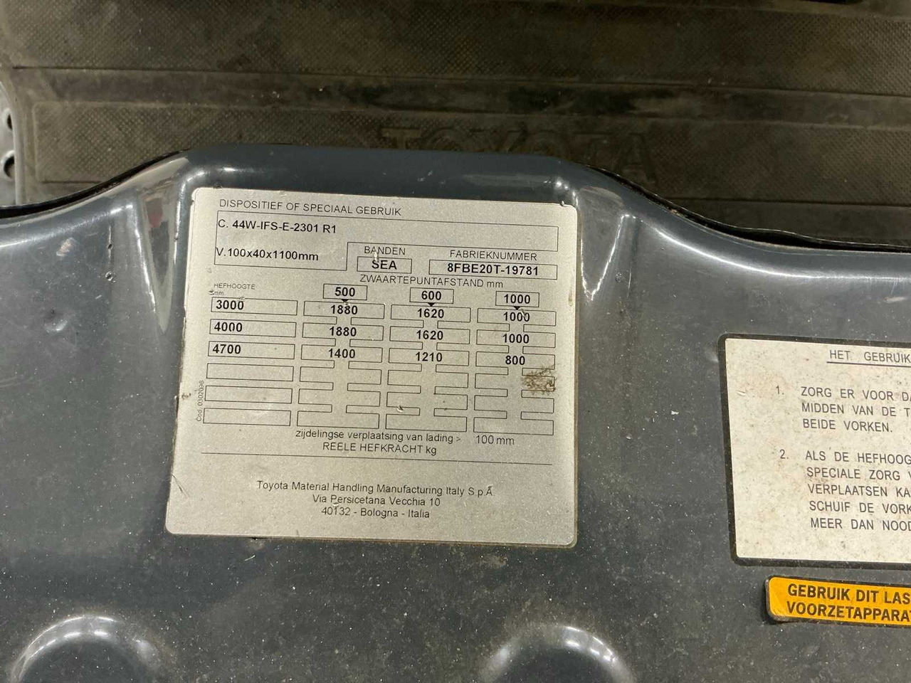 Вилушкар 2023 TOYOTA 8FBE20T FORKLIFT: слика 20