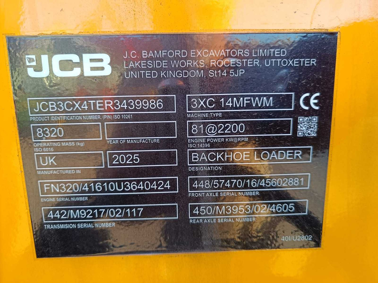 Ровокопач 2025 JCB 3CX BACKHOE LOADER: слика 9 Ровокопач 2025 JCB 3CX BACKHOE LOADER: слика 9