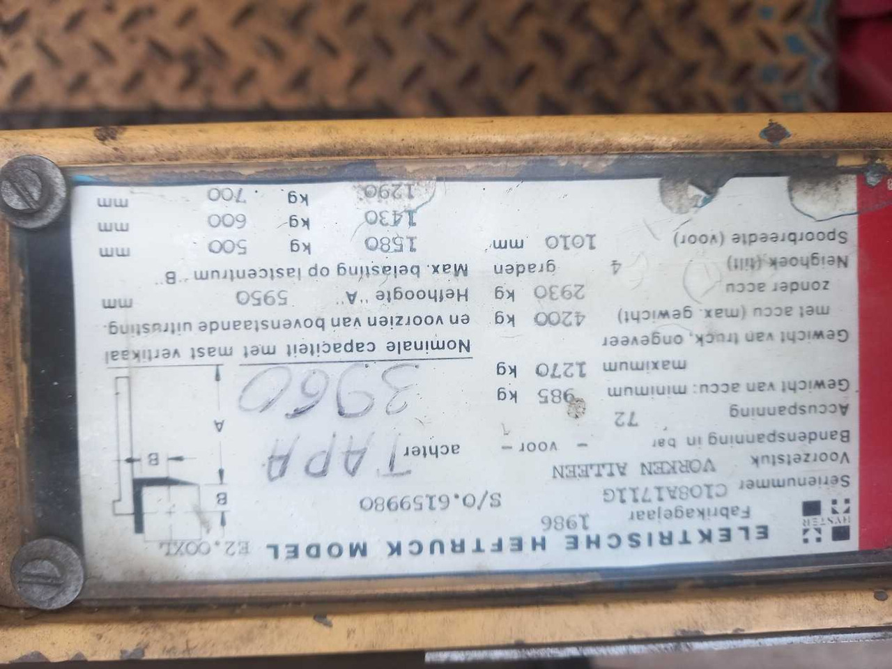 Вилушкар HYSTER 36/4TTM565 FORKLIFT: слика 10