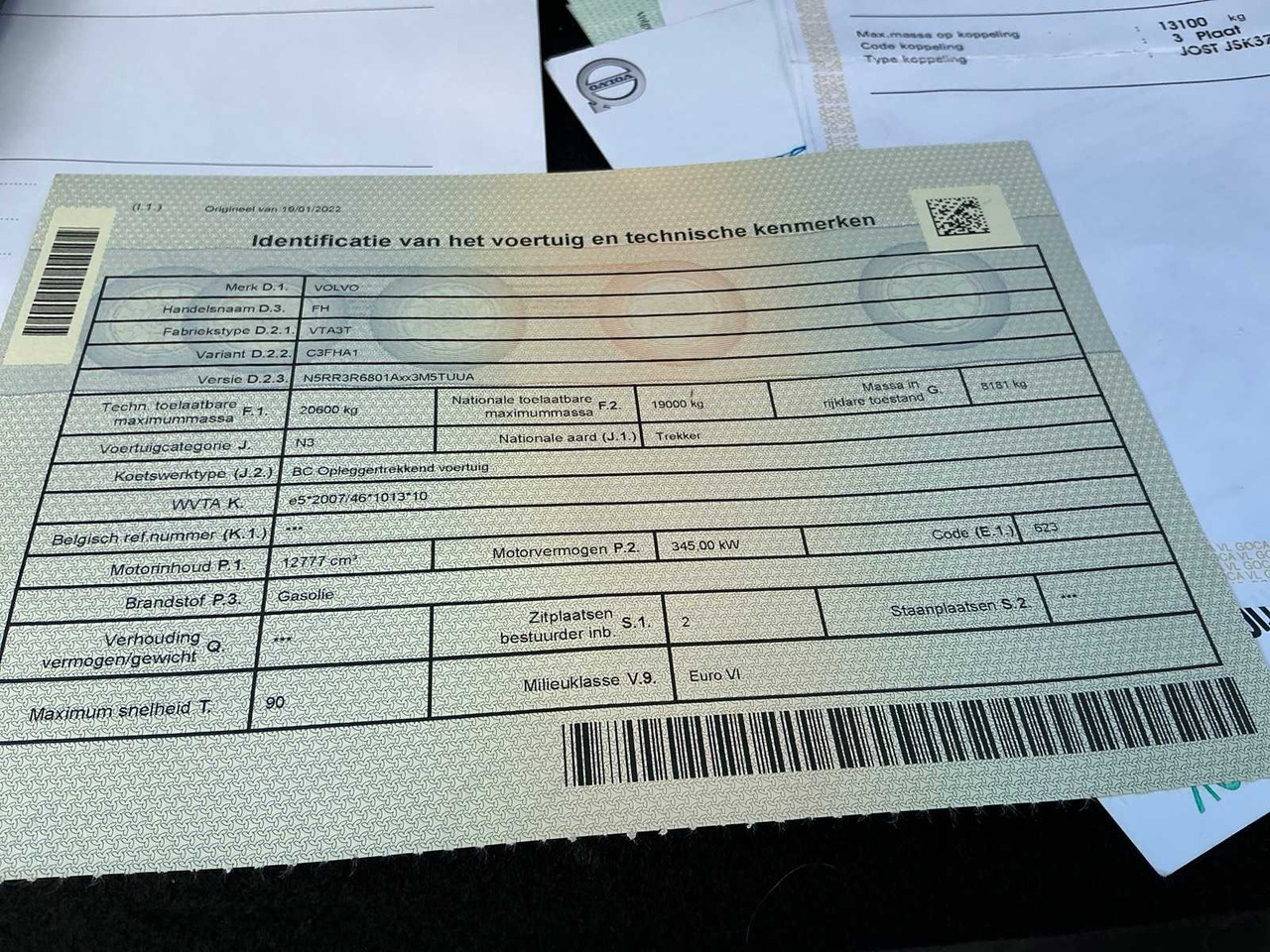 Камион 2022 VOLVO FH460 TRACTOR VOLVO FH460: слика 10