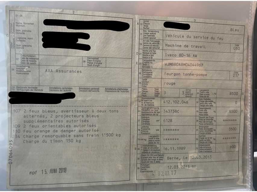 Камион IVECO - FIRE TRUCK 80-16 AW - TRUCK - 1989: слика 8