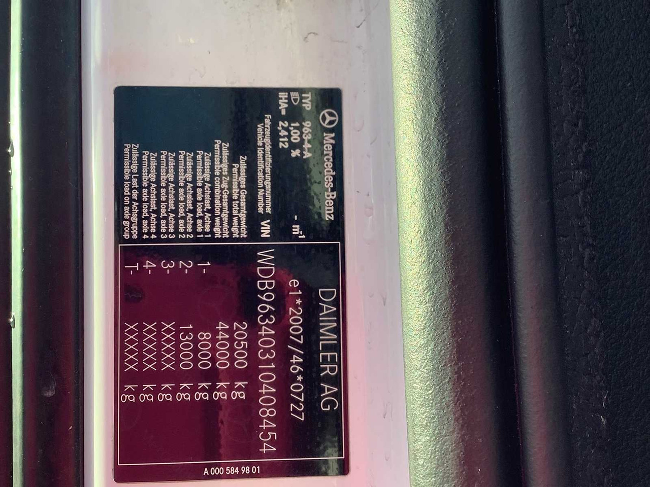 MERCEDES-BENZ - ACTROS 963-4-A - TRUCK - 2019 - Камион: слика 3 MERCEDES-BENZ - ACTROS 963-4-A - TRUCK - 2019 - Камион: слика 3