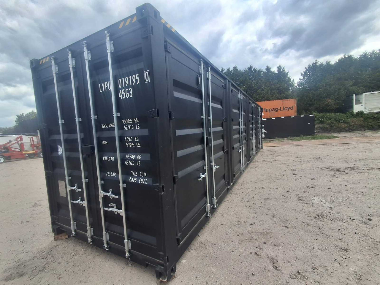 LYPU 40 ft High Cube Zwart - Товарен контејнер: слика 3 LYPU 40 ft High Cube Zwart - Товарен контејнер: слика 3