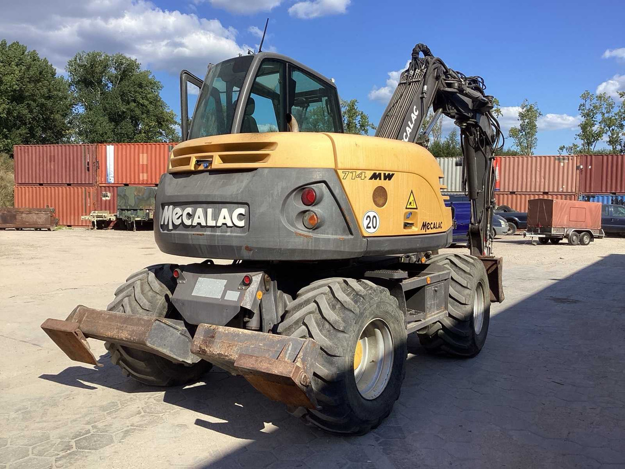 Mecalac 714MW - Мобилен кран: слика 3 Mecalac 714MW - Мобилен кран: слика 3