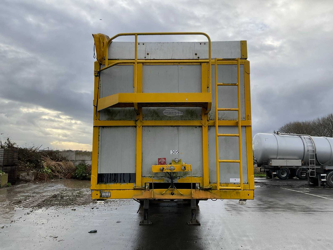 1996 GS VAN DER PEET 5396 AL HOPPER TRAILER - Полуприколка: слика 2 1996 GS VAN DER PEET 5396 AL HOPPER TRAILER - Полуприколка: слика 2