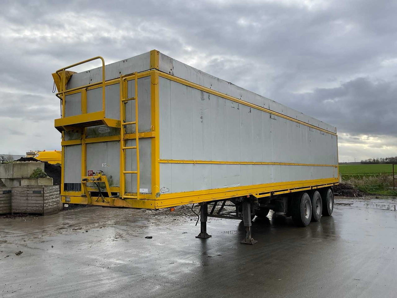 1996 GS VAN DER PEET 5396 AL HOPPER TRAILER - Полуприколка: слика 1 1996 GS VAN DER PEET 5396 AL HOPPER TRAILER - Полуприколка: слика 1