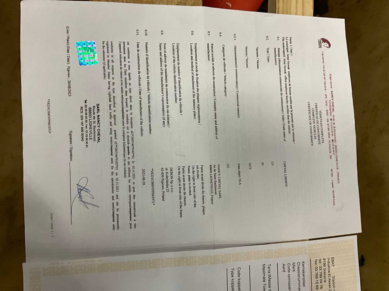 Приколка 2024 CHEVAL LIBERTÉ C5 TRAILER: слика 17