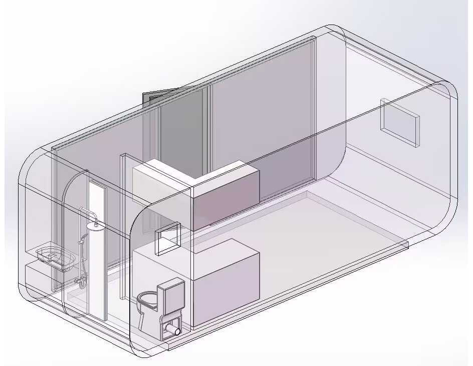 Градежен контејнер Stahlworks Eco 6000 B: слика 45
