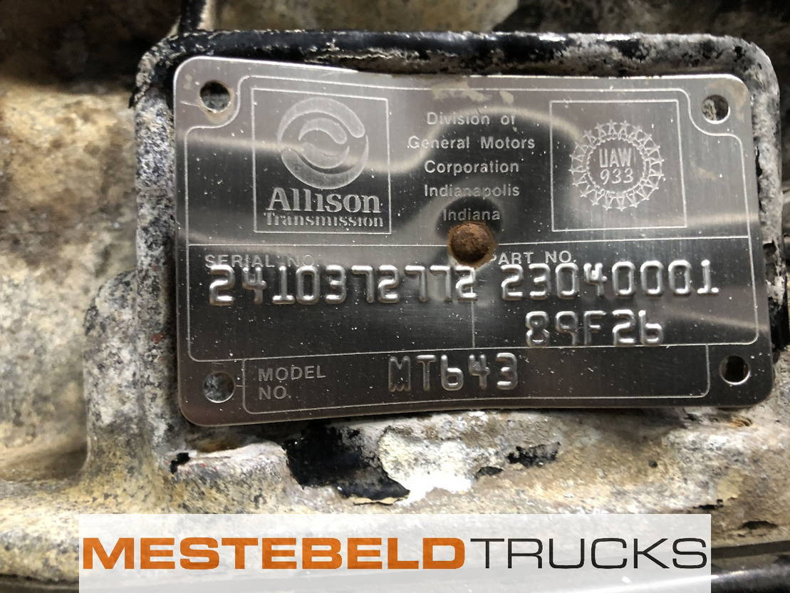 DAF Versnellingsbak Allison MT643 - Менувач и делови за Камион: слика 5 DAF Versnellingsbak Allison MT643 - Менувач и делови за Камион: слика 5