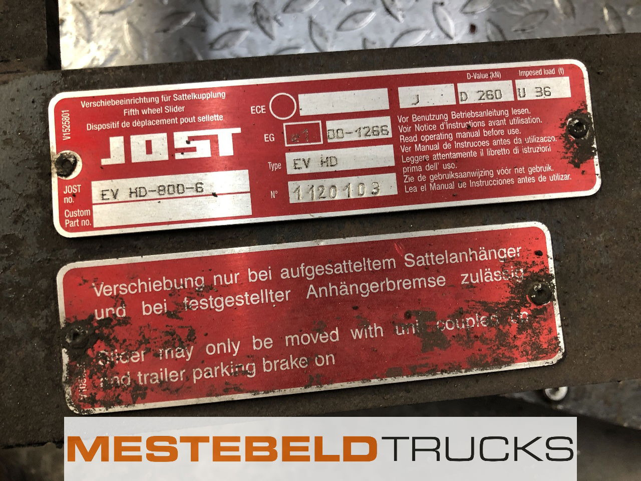 JOST Jost schuifschotel 3,5 inch - Рамка/ Шасија за Камион: слика 3 JOST Jost schuifschotel 3,5 inch - Рамка/ Шасија за Камион: слика 3