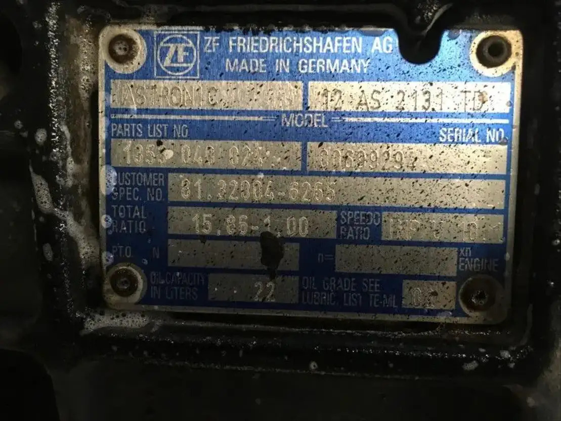 MAN Versnellingsbak 12AS2131 TD + IT3 - Менувач и делови за Камион: слика 5 MAN Versnellingsbak 12AS2131 TD + IT3 - Менувач и делови за Камион: слика 5