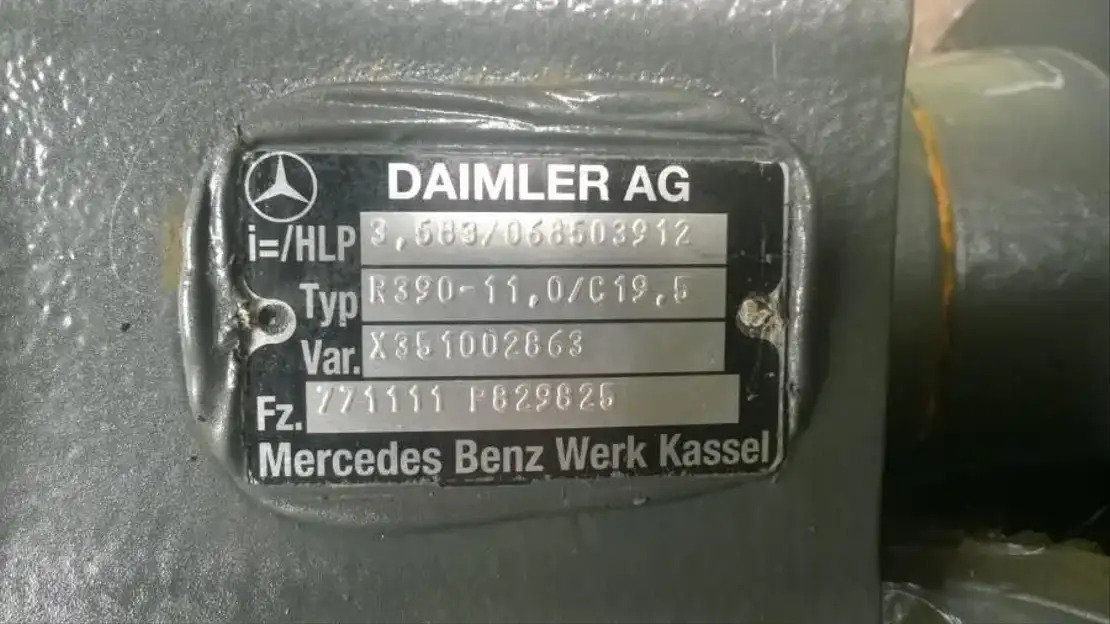 Mercedes-Benz Differentieel R390-11.0/C19.5 - Задна оска за Камион: слика 2 Mercedes-Benz Differentieel R390-11.0/C19.5 - Задна оска за Камион: слика 2