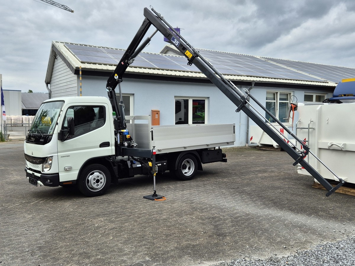 FUSO 3S15 Alu Pritsche 2.80m Ladekran - Комбе со отворен сандак: слика 1 FUSO 3S15 Alu Pritsche 2.80m Ladekran - Комбе со отворен сандак: слика 1