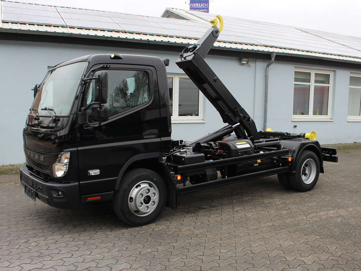 FUSO Canter FUSO 9C18 City Abrollkipper Hooklift Bla - Камион со кука за подигање, Камион со кран: слика 2 FUSO Canter FUSO 9C18 City Abrollkipper Hooklift Bla - Камион со кука за подигање, Камион со кран: слика 2
