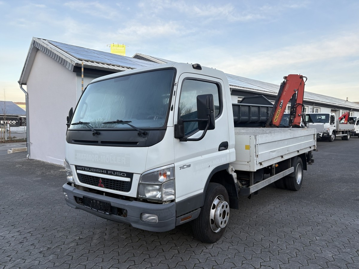 FUSO FUSO 7C18 Canter Pritsche 3.8m Kran 2x hydr. - Комбе со отворен сандак: слика 1 FUSO FUSO 7C18 Canter Pritsche 3.8m Kran 2x hydr. - Комбе со отворен сандак: слика 1
