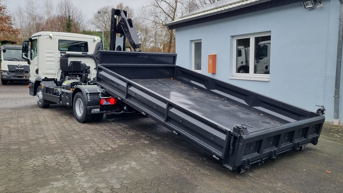 Нов Камион со кука за подигање MAN TGL 12.250 BL NEU City Abrollkipper PowerMatic: слика 12