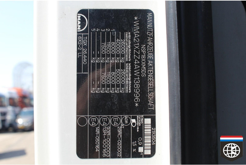 Камион со церада MAN TGX 26 440 RETARDER - NIGHT A/C: слика 18