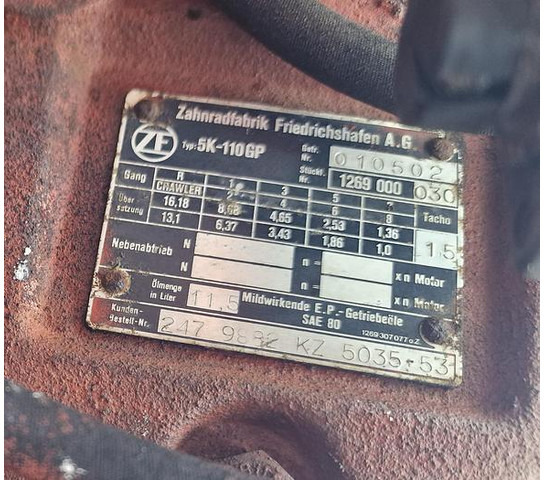 Менувач ZF 5K-110 GP: слика 6 Менувач ZF 5K-110 GP: слика 6