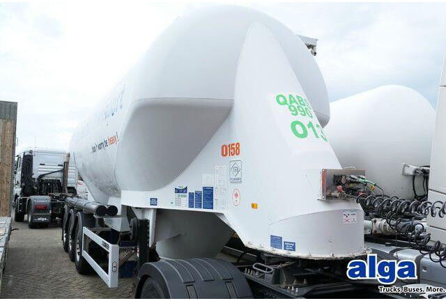 Feldbinder EUT 37.5, 1 Kammern, 37m³, 2 Domdeckel, SAF - Полуприколка цистерна: слика 1 Feldbinder EUT 37.5, 1 Kammern, 37m³, 2 Domdeckel, SAF - Полуприколка цистерна: слика 1