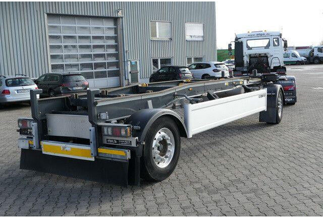 Транспортер на контејнер/ Приколка со променливо тело Huffermann HSA 18.70 LS, Schlitten, Alu-Felgen, Staukasten: слика 9