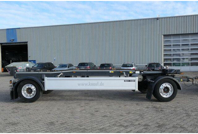 Транспортер на контејнер/ Приколка со променливо тело Huffermann HSA 18.70 LS, Schlitten, Alu-Felgen, Staukasten: слика 8