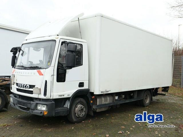 Iveco 75E19 4x2, 6.100mm lang, LBW, Kilma, Luftfede. - Камион сандучар: слика 1 Iveco 75E19 4x2, 6.100mm lang, LBW, Kilma, Luftfede. - Камион сандучар: слика 1