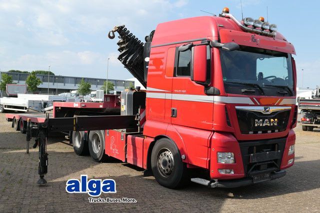 MAN 28.500 TGX 6x2, Kran PM 40528, Funk, Seilwinde - Камион влекач: слика 1 MAN 28.500 TGX 6x2, Kran PM 40528, Funk, Seilwinde - Камион влекач: слика 1