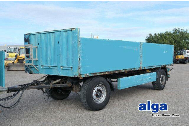 Krone AZP 18, Baustoff, BPW, 7.200mm lang, Scheibe - Приколка платформа: слика 1 Krone AZP 18, Baustoff, BPW, 7.200mm lang, Scheibe - Приколка платформа: слика 1